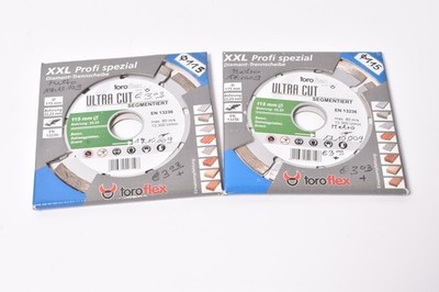 2x Toroflex Ultra Cut Diamant Trennscheibe 115mm Segmentiert Beton Granit