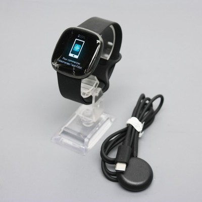 Fitbit Sense Advanced Activity Tracker Smartwatch - Graphite/Black 512BKBK ISSUE