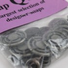 Lot 6 Dritz Prims Sew-On Deco Snaps Brass Nickel-Plated — photo 4