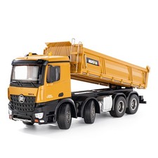 HUINA 1/14 RC Dump Truck 12CH RTR Tipper Toy Gift RTR Light Sound Effect Battery