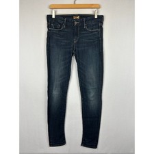 Mother The Looker Jeans Jaded Blue Stretch Denim Made in USA Women's Size 28