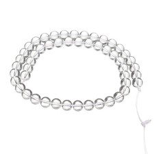 50pcs Transparent Crystal Natural Stone Beads 6mm Round Loose Bead