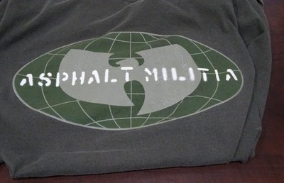 VINTAGE WU TANG WU WEAR SHIRT XL ASPHALT MILITIA EUC