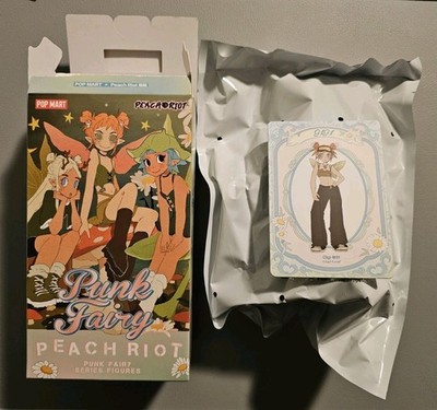 Pop Mart Peach Riot Punk Fairy Series: Gigi Leaf (New Open Box/Sealed)