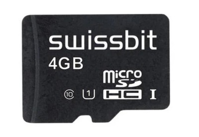 NEW Swissbit MicroSD HC 4GB - Industrial SFSD4096N3BM1TO-E-GE-2D1-STD