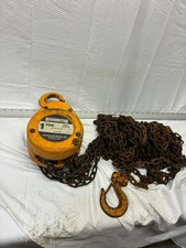 Harrington CF010 1 Ton Manual Chain Hoist, 10' Lift
