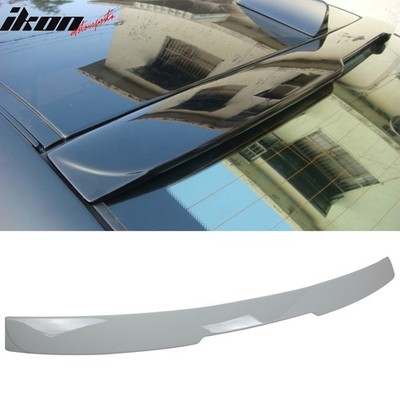 Fits 04-10 BMW E60 5-Series Sedan AC Style Rear Roof Spoiler Painted #300 White