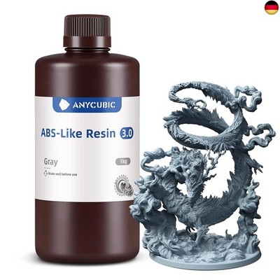 ANYCUBIC ABS-Like Resin 3.0, 3D Drucker Resin mit Ausgezeichneter Härte und 