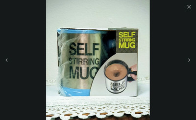 Maxi Tasse Selbstrührender Kaffee & Getränke Neu Self Stirring Mug