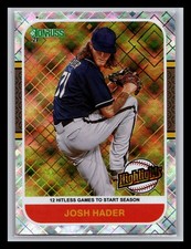 2021 Donruss #HI10 Josh Hader Highlights Diamond