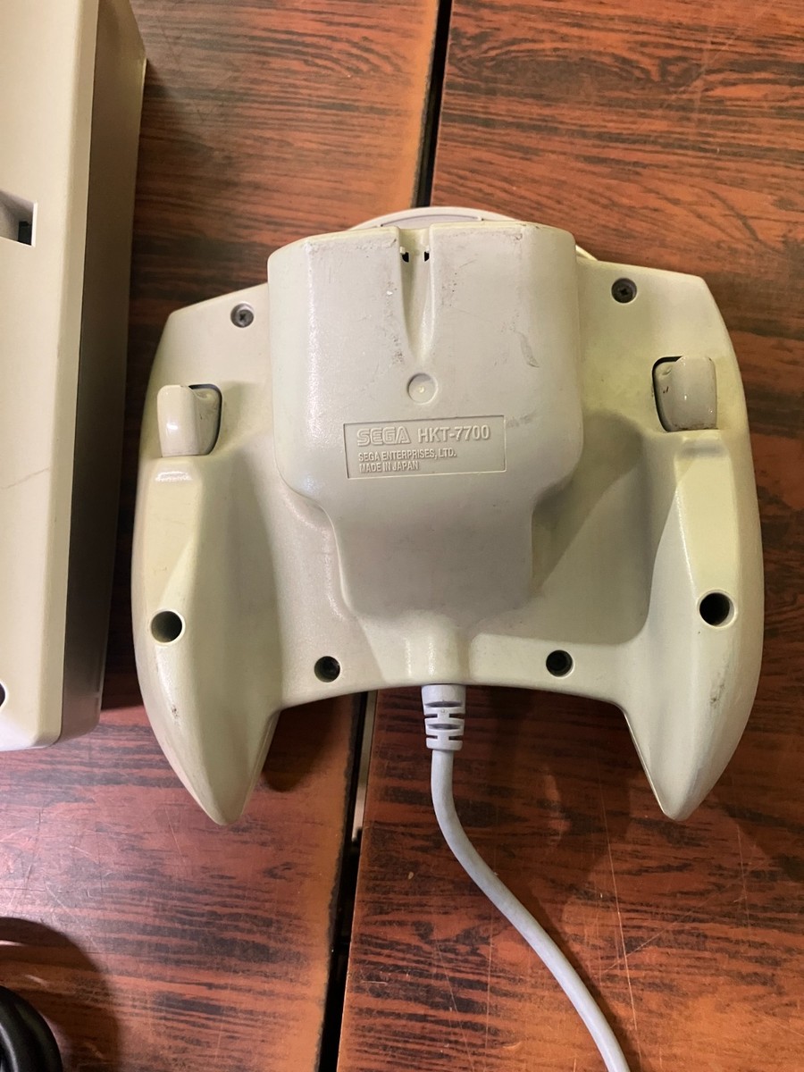 Sega Dreamcast Console HKT-3000 W&frasl; Cotroller HKT-7700 Tested Japan