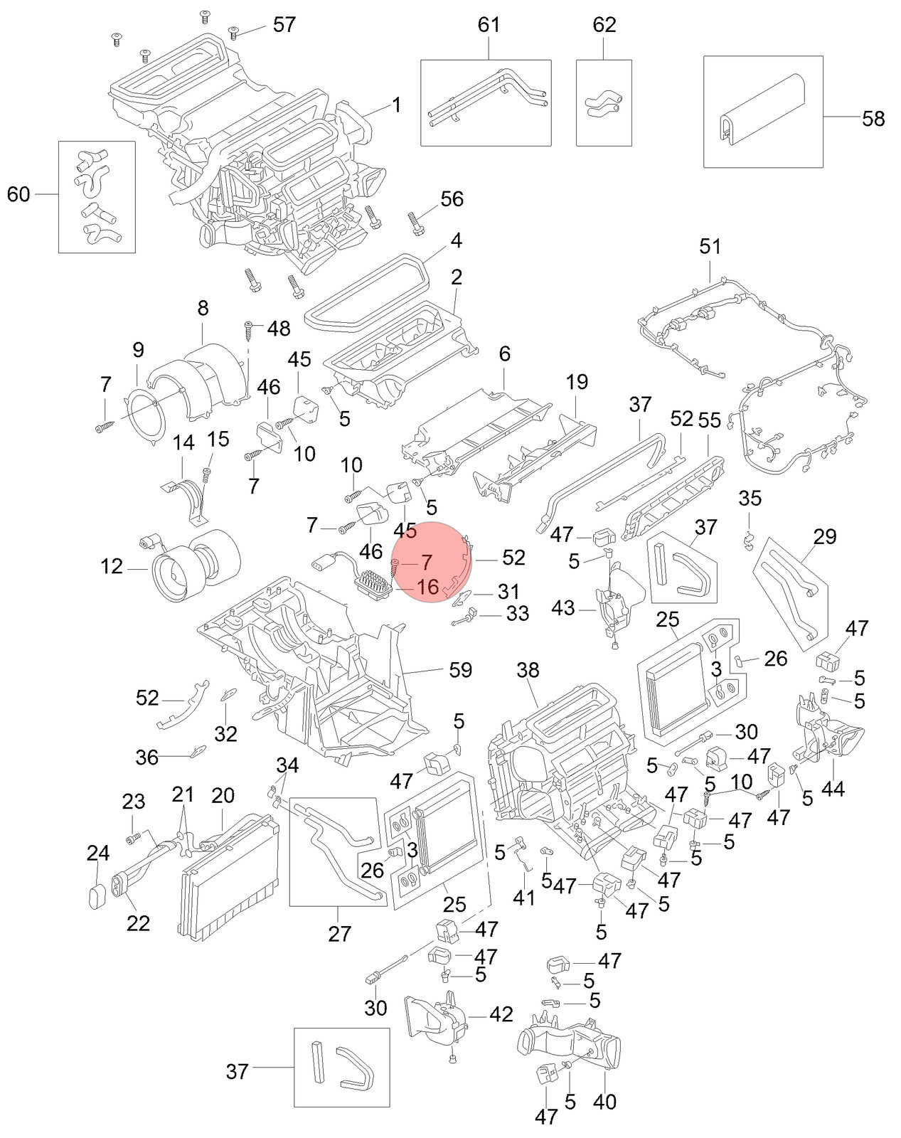 04-13 BENTLEY CONTINENTAL FLYING SPUR GT AC HEATER BLOWER FAN RESISTOR OEM