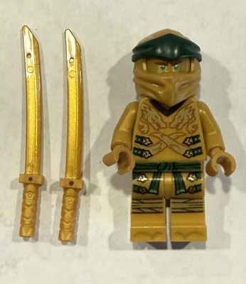 2019 Lego Ninjago Legacy Golden Lloyd Minifigure 70666 Dragon njo0499 Gold  Head