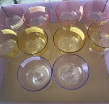 Pastel Glass Ware Set Of 10