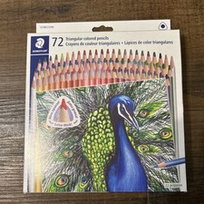 Staedtler 72 Triangular Colored Pencils - Free Shipping