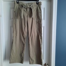 Vtg Y2K Levis Cargo Pants Womens Medium Green Trooper Low Rise Slouch Wide Leg