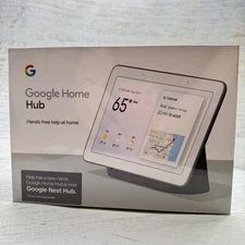Google Nest Hub 1st Gen GA00515-US - Chalk White - New In Box - Sealed