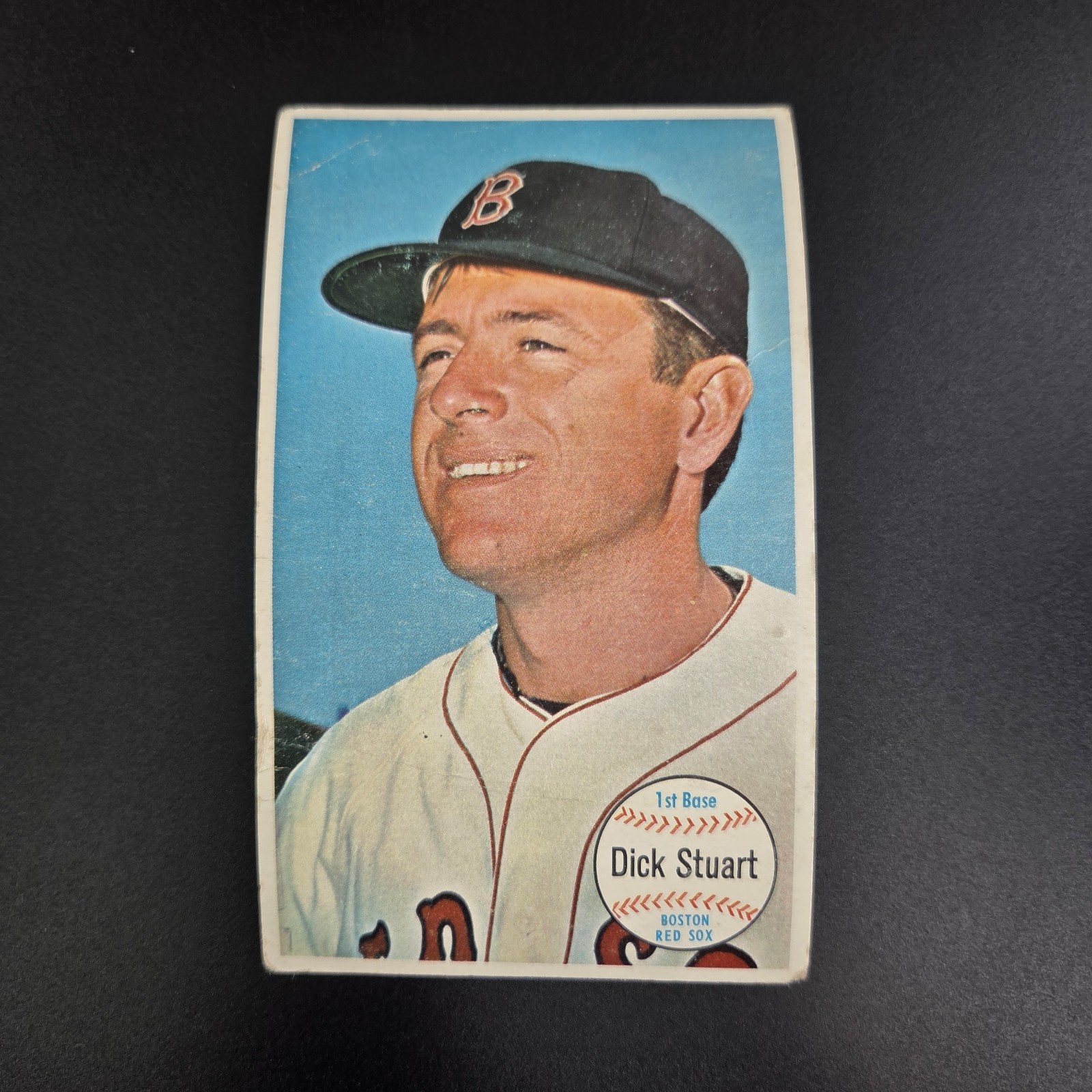 1964 Topps Giants Dick Stuart #42 Boston Red Sox (Poor Condition)