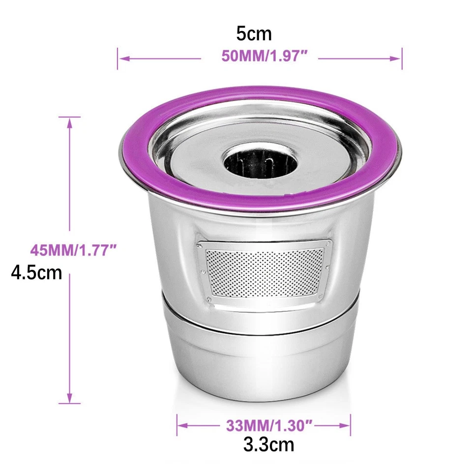 Cápsula de filtro de té de café reutilizable de acero para Keurig 1.0 y 2.0 K200 Foto 4 de 4