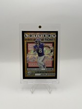 2023 Contenders Optic - Lottery Ticket Justin Jefferson Black Scope Prizm /25