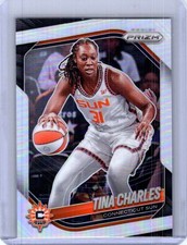 2025 Panini Prizm WNBA #3 Tina Charles Silver Prizm