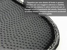 J&J AUTOMOTIVE Tappeti In Velluto Per Alfa Romeo Giulietta (2010-2020) – Set 4 Pezzi, Antiscivolo, Su Misura