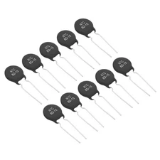 NTC Thermistors Resistors, 10Pcs 8 Ohm NTC 8 D-15 Temperature Sensor