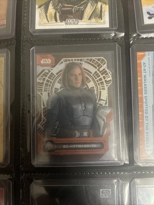 Bo-Katan Kryze 20/25 Hyperspace 2024 Star Wars High Tek Orange Parallel /25 TZ