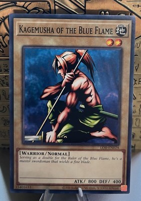 Kagemusha of the Blue Flame LOB-EN028 Legend of Blue Eyes Yugioh! NM 25th Ann.
