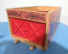 VTG Thomas  Friends Train Tank Wooden Railway Works Double Engine Repair Shed