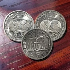 Lot of 3 - 1974 Hoffman & Hoffman 99.9% Silver Rounds 1 oz .999 Fine Top Date