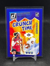 2025 WNBA Donruss Blue Press Proof Crunch Time Aaliyah Edwards #4