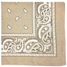 Extra Large Bandana 27  x 27  100 Cotton for Men Women Paisley Handkerchief ...