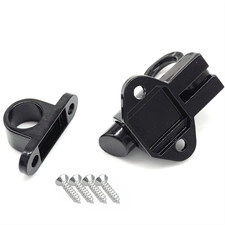 Black Aluminium Alloy Spring Door Lock with Automatic Locking Mechanism G