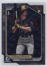 2024 Bowman Chrome Prospects Luke Adams #BCP-50 1u6