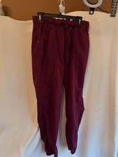 Scrubstar Women  s M Wine Jogger Scrub Pants Excellent. 1T