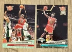 1992-93 Fleer Ultra Basketball MICHAEL JORDAN #27 & #216 2 Card Lot HOF GOAT