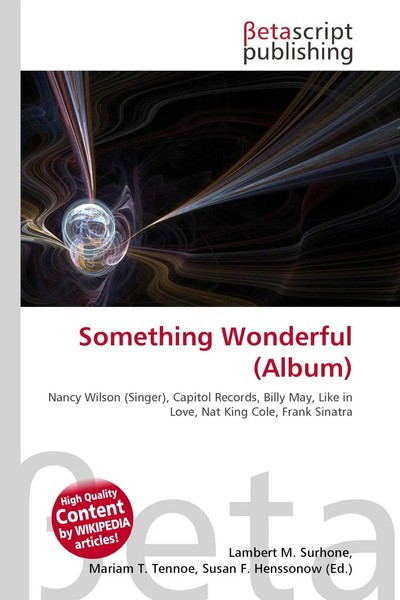 Lambert M. Surhone (U. A.) | Something Wonderful (Album) | Taschenbuch (2026)-image