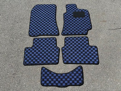 TOYOTA 1998 2005 ALTEZZA GXE10 SXE10 Check Blue Floor Mats JDM Made in Japan NEW