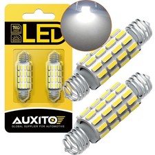 2x 12v Car Led Festoon 39mm-42mm White Interior Light Bulb 24smd Dome Auto Gl