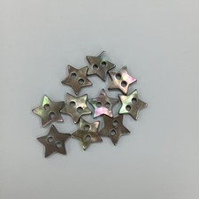 30x Natürliche Muschel-Anhänger Tag Knopf Craft Oval Wassertropfen Nähen