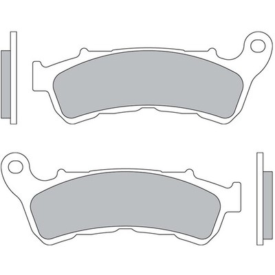 PAAR ORGANISCHE BREMSBELÄGE BCR 2890 Für Honda 150 FES S Wing 2007-2012