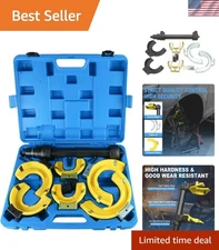 Macpherson Strut Spring Compressor Kit Interchangeable Fork Coil Extractor To...