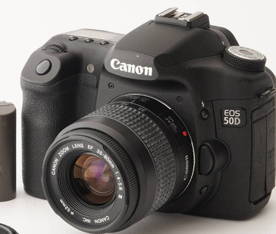 Canon EOS 50D DSLR Camera w/ EF 35-80mm F4-5.6 III Lens Tested from Japan
