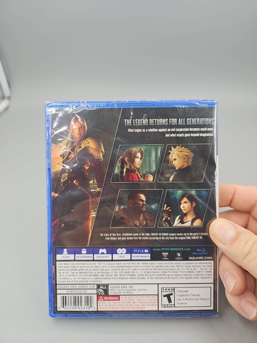Final Fantasy VII Remake - Sony PlayStation 4 for sale online | eBay
