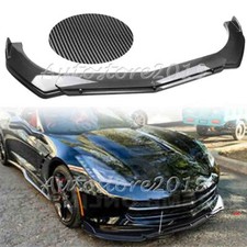 For Chevy Corvette C5 C6 1997-13 Carbon Fiber Front Bumper Lip Splitter Spoiler For Chevy Corvette C5 C6 1997-13 Carbon Fiber Front Bumper Lip Splitter Spoiler