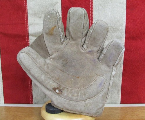 Vintage 1900s Reach Leather Crescent Pad Baseball Glove Full Web 1890s Antique - Picture 4 of 9