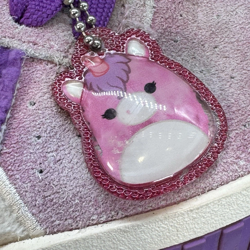 Puma X Squishmallows Lola Niños Tenis Talla 5 Púrpura Tie Dye Zapato Dije Foto 4 de 4