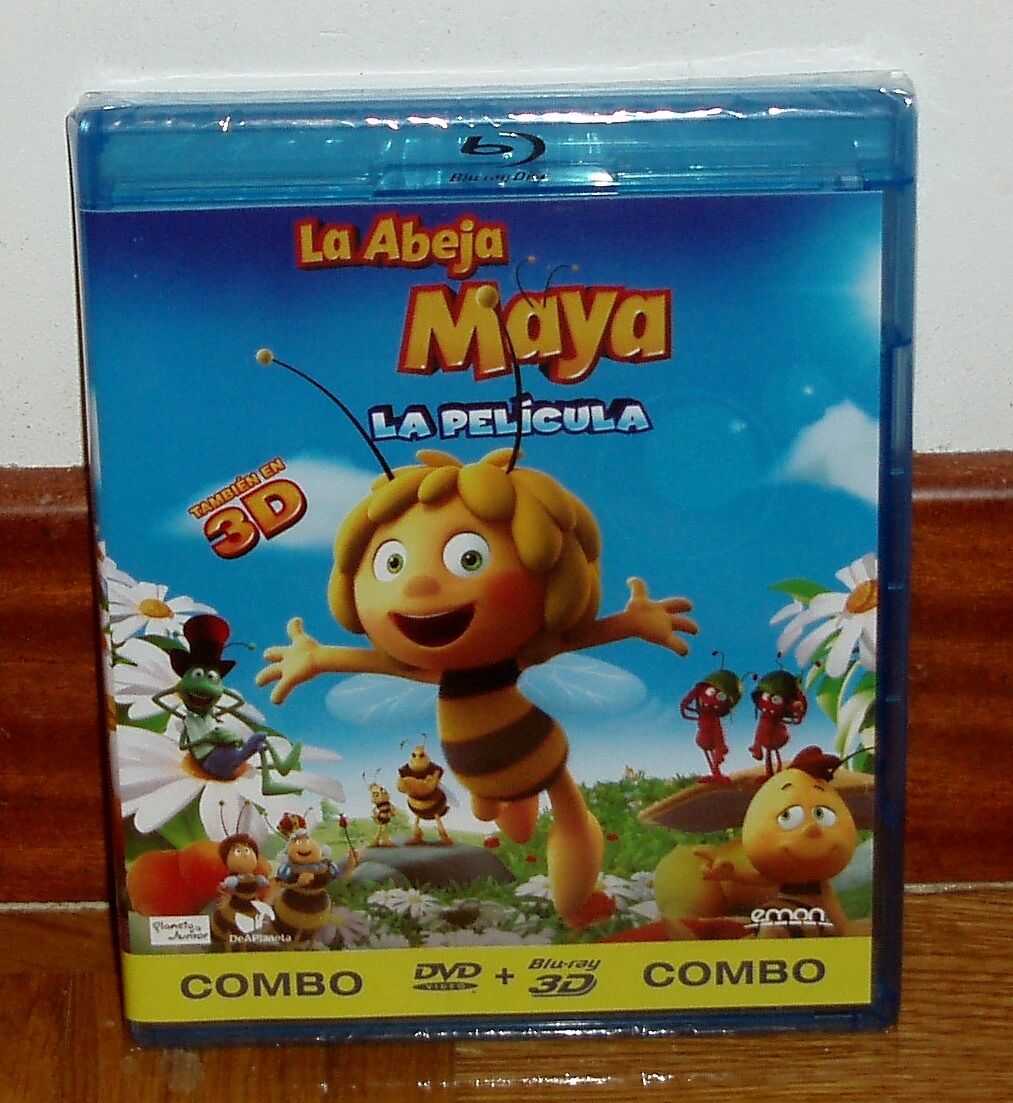 LA ABEJA MAYA LA PELICULA COMBO BLU-RAY 3D+DVD NUEVO PRECINTADO (SIN ABRIR)...