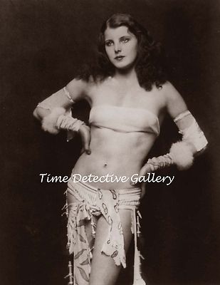 A 1920s Burlesque Flapper - Historic Photo Print | eBay